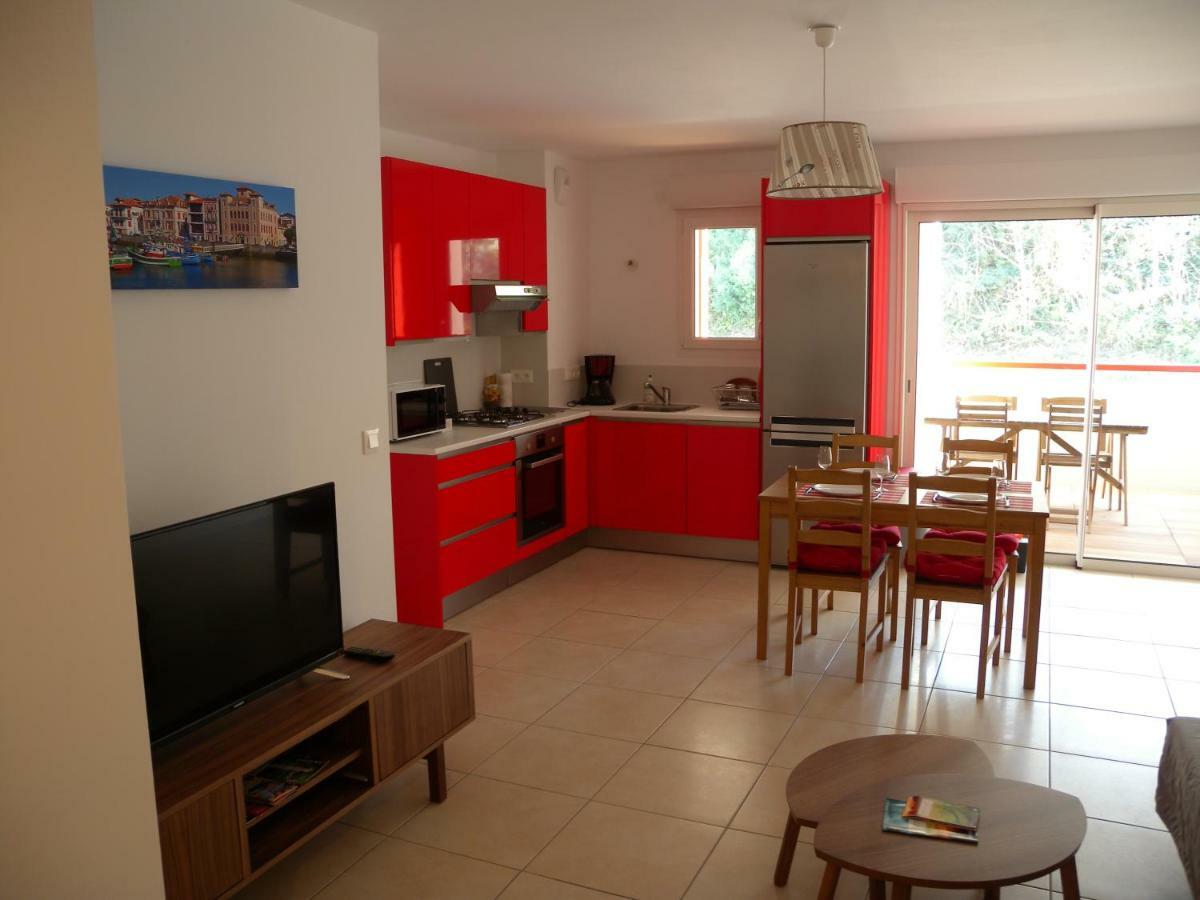 Hendaye- T2 3*-Wifi-350M Plage-Terrasse-Garage 외부 사진